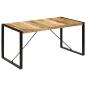 Preview: Esstisch 160 x 80 x 75 cm Mangoholz Massiv