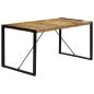 Preview: Esstisch 160 x 80 x 75 cm Mangoholz Massiv