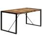Preview: Esstisch 160x80x75 cm Altholz Massiv