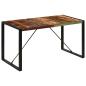 Preview: Esstisch 140x70x75 cm Altholz Massiv
