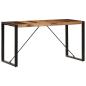 Preview: Esstisch 140 x 70 x 75 cm Massivholz
