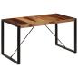 Preview: Esstisch 140 x 70 x 75 cm Massivholz