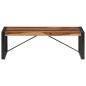 Preview: Couchtisch 120 x 60 x 40 cm Massivholz