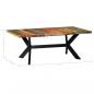 Preview: Esstisch 200x100x75 cm Altholz Massiv