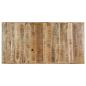 Preview: Esstisch 140 x 70 x 75 cm Massives Raues Mangoholz
