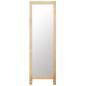 Preview: Standspiegel 48 x 46,5 x 150 cm Massivholz Eiche