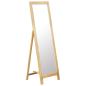 Preview: Standspiegel 48 x 46,5 x 150 cm Massivholz Eiche