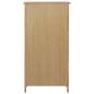 Preview: Weinschrank 56 x 32 x 110 cm Massivholz Eiche