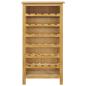 Preview: Weinschrank 56 x 32 x 110 cm Massivholz Eiche