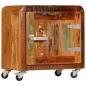 Preview: Nachttisch 50x30x50 cm Altholz Massiv