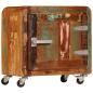 Preview: Nachttisch 50x30x50 cm Altholz Massiv