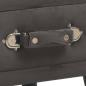 Preview: Nachttisch Grau 40 x 35 x 40 Samt