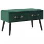Preview: ARDEBO.de - Couchtisch Grün 80 x 40 x 46 cm Samt 