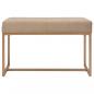 Preview: Bank 80 cm Beige Samt