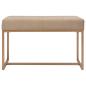 Preview: Bank 80 cm Beige Samt
