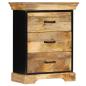 Preview: Kommode 60 x 30 x 75 cm Mango-Massivholz