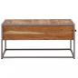 Preview: Couchtisch 75 x 75 x 35 cm Massivholz Akazie