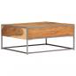 Preview: Couchtisch 75 x 75 x 35 cm Massivholz Akazie