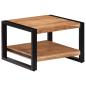 Preview: Couchtisch 60 x 60 x 40 cm Massivholz Akazie