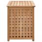 Preview: Wäschetruhe 77,5×37,5×46,5 cm Walnuss Massivholz