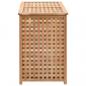 Preview: Wäschekorb 87,5x46x67 cm Massivholz Walnussholz