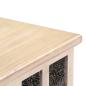 Preview: Aufbewahrungstruhe Weiß 110 x 40 x 45 cm Massivholz Akazie