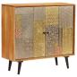 Preview: Sideboard 80x30x75 cm Massivholz Akazie