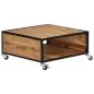 Preview: Couchtisch 70x70x32 cm Massivholz Akazie