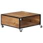 Preview: Couchtisch 70x70x32 cm Massivholz Akazie