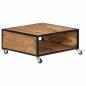 Preview: Couchtisch 70x70x32 cm Massivholz Akazie