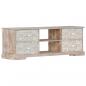 Preview: TV-Schrank 120x30x40 cm Massivholz Akazie