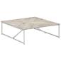 Preview: Couchtisch 110 x 110 x 36 cm Massivholz Mango