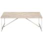 Preview: Couchtisch 110 x 110 x 36 cm Massivholz Mango