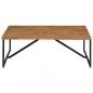 Preview: Couchtisch 110 x 110 x 36 cm Massivholz Akazie