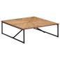 Preview: Couchtisch 110 x 110 x 36 cm Massivholz Akazie