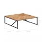 Preview: Couchtisch 110 x 110 x 36 cm Massivholz Akazie