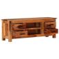 Preview: TV-Schrank 110x30x40 cm Massivholz Palisander