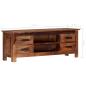 Preview: TV-Schrank 110x30x40 cm Massivholz Palisander