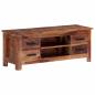 Preview: TV-Schrank 110x30x40 cm Massivholz Palisander