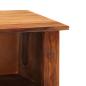 Preview: Bücherregal 50x30x100 cm Massivholz Palisander