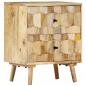 Preview: Nachttisch 40x30x50 cm Massivholz Mango