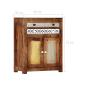 Preview: Beistellschrank 60x30x75 cm Massivholz Palisander