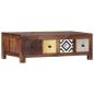 Preview: Couchtisch 90x50x30 cm Massivholz Palisander
