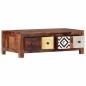 Preview: Couchtisch 90x50x30 cm Massivholz Akazie