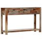 Preview: Konsolentisch mit 3 Schubladen 120x30x75 cm Massivholz
