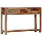 Preview: Konsolentisch mit 3 Schubladen 120x30x75 cm Massivholz
