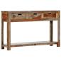 Preview: Konsolentisch mit 3 Schubladen 120x30x75 cm Massivholz Akazie