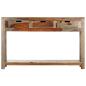 Preview: Konsolentisch mit 3 Schubladen 120x30x75 cm Massivholz Akazie