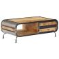 Preview: Couchtisch 100 x 50 x 35 cm Mango-Massivholz