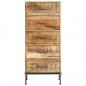 Preview: Kommode 45 x 35 x 106 cm Mango-Massivholz